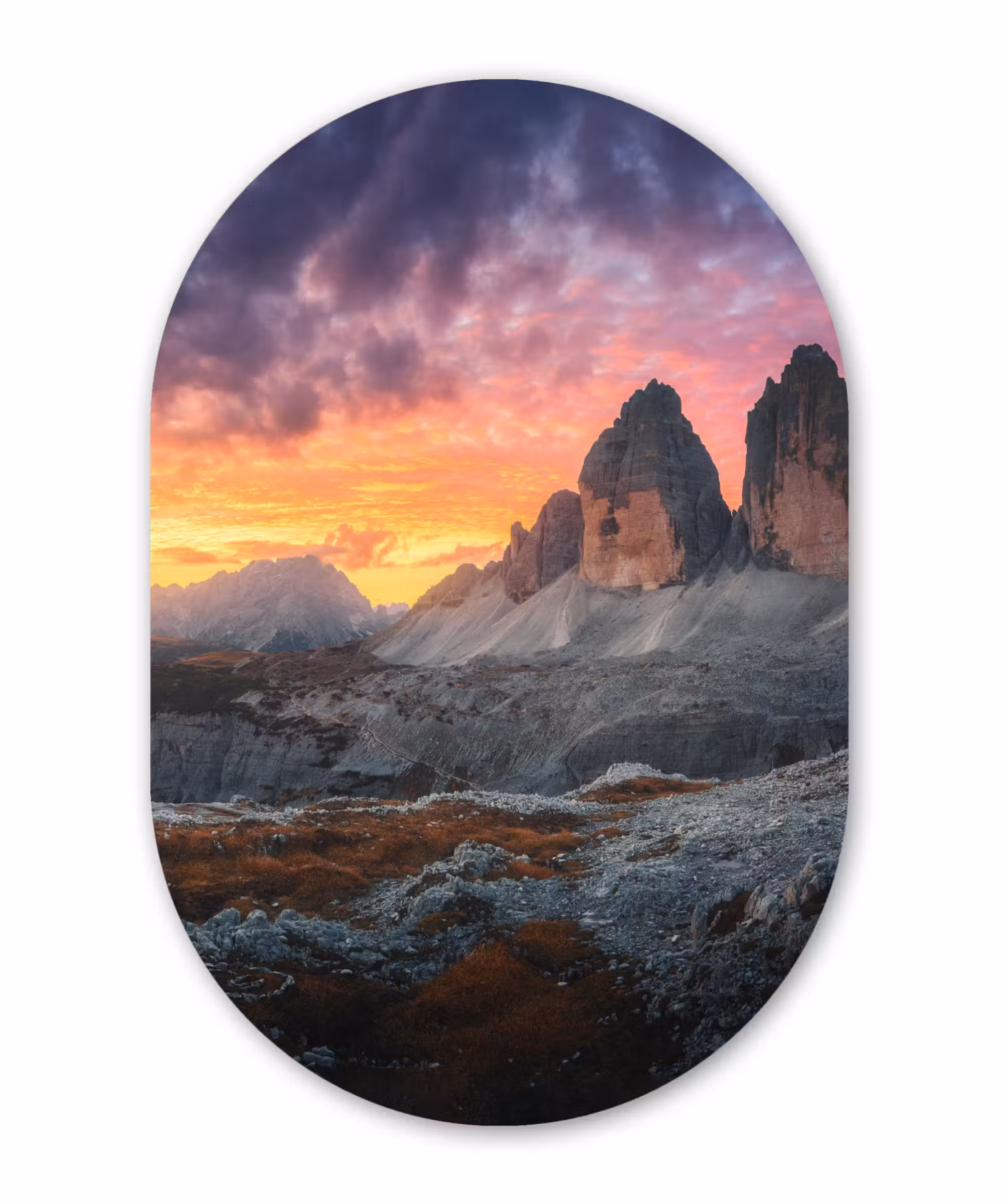 Muurovaal - Rotsen - Berg - Zonsondergang - Landschap