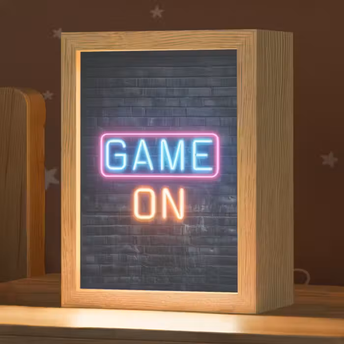 Nachtlampje - Game on - Neon - Muur