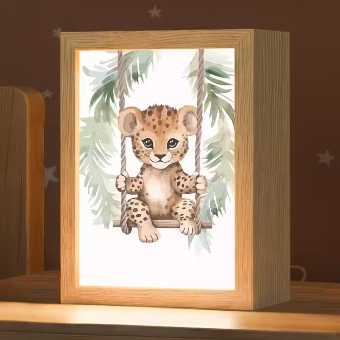 Nachtlampje - Luipaard - Dier - Kinderen - Jungle