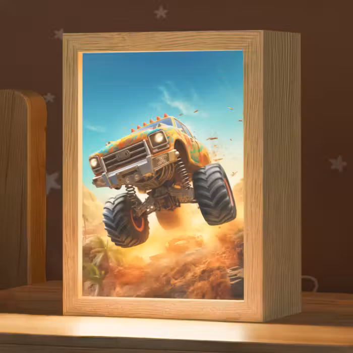 Nachtlampje - Monstertruck - Kind - Jongen - Auto