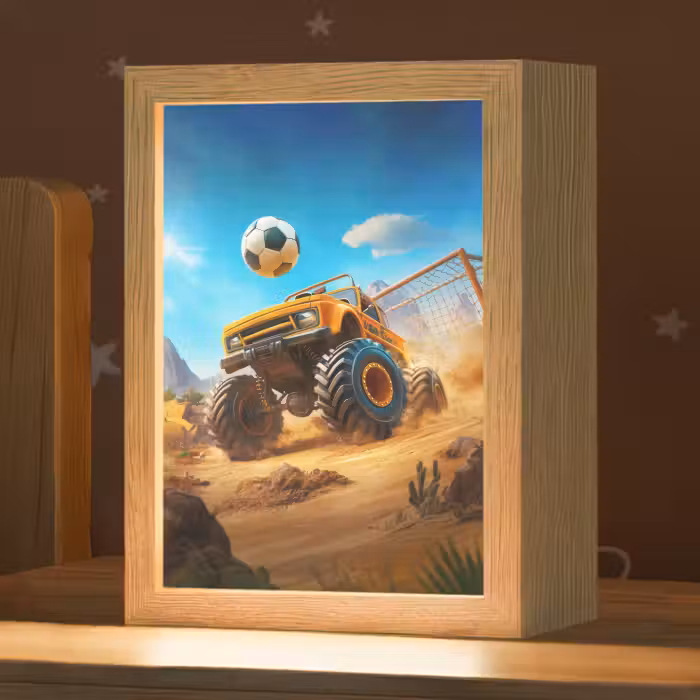 Nachtlampje - Monstertruck - Voetbal - Woestijn