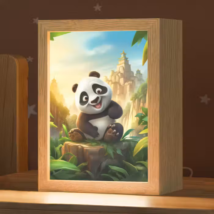 Nachtlampje - Panda - Wilde dieren - Jungle - Jongens - Kinderen