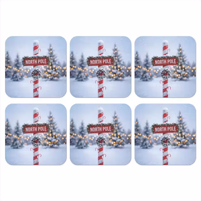 Onderzetter - Kerst - Sneeuw - Winter