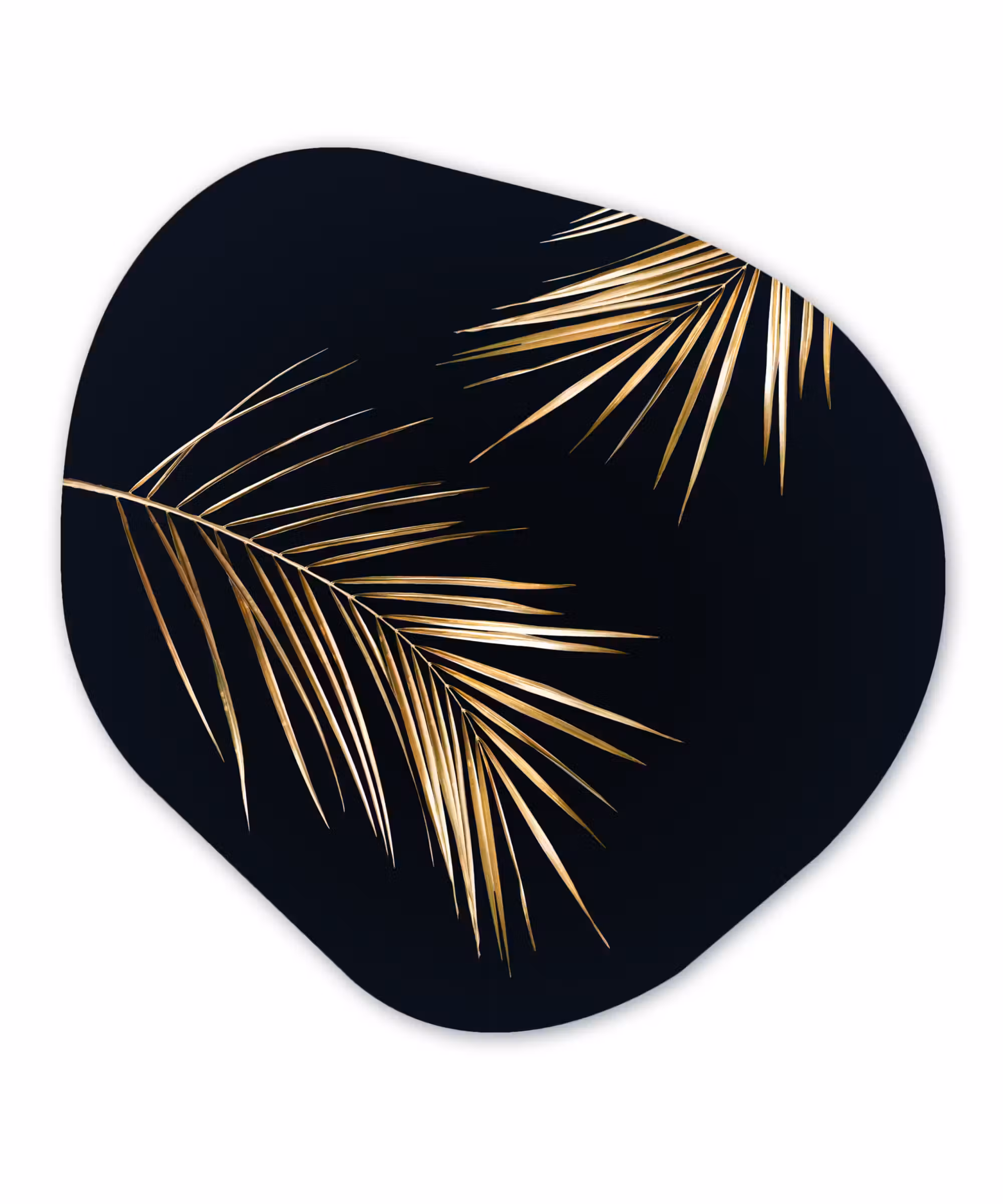 Organische Formen – Aluminium – Bladeren - Planten - Goud - Zwart - Luxe