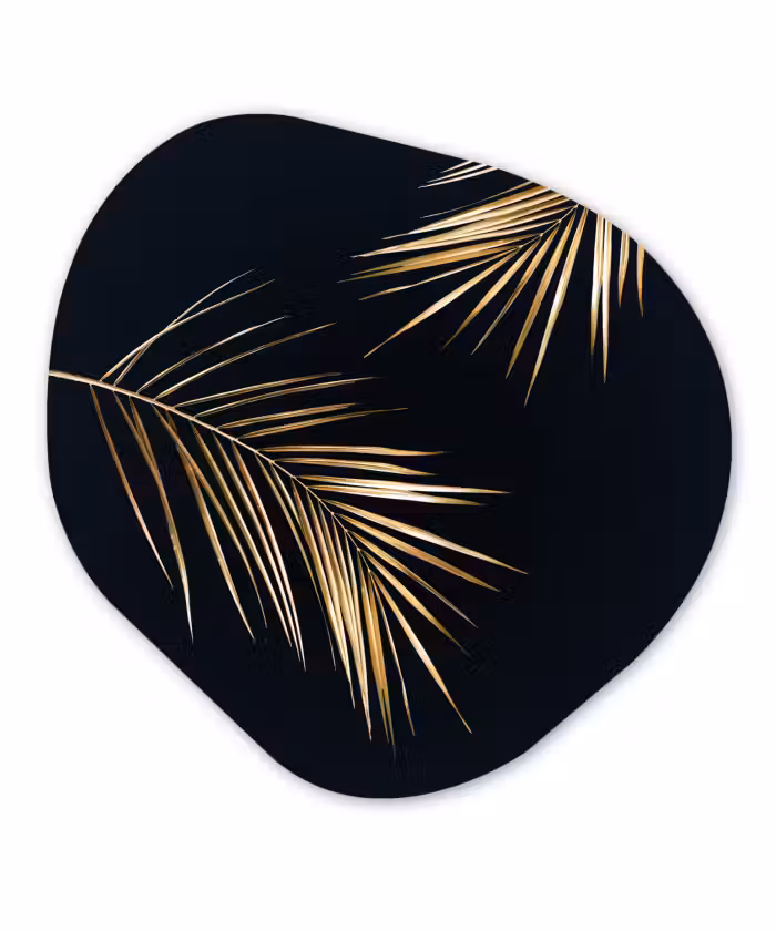Organische Formen – Aluminium – Bladeren - Planten - Goud - Zwart - Luxe