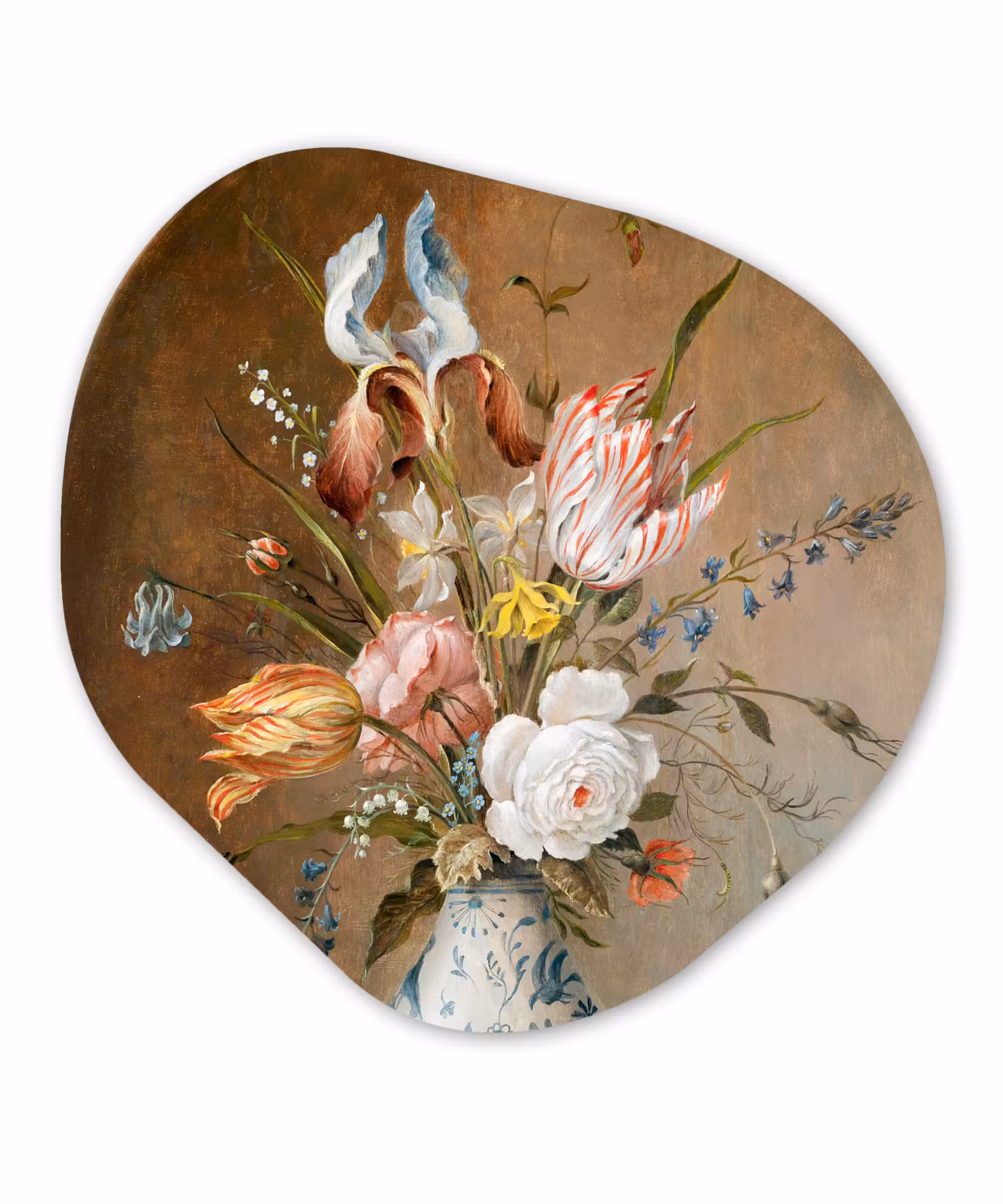 Organische Formen – Aluminium – Bloemstilleven - Balthasar van der Ast - Schilderij