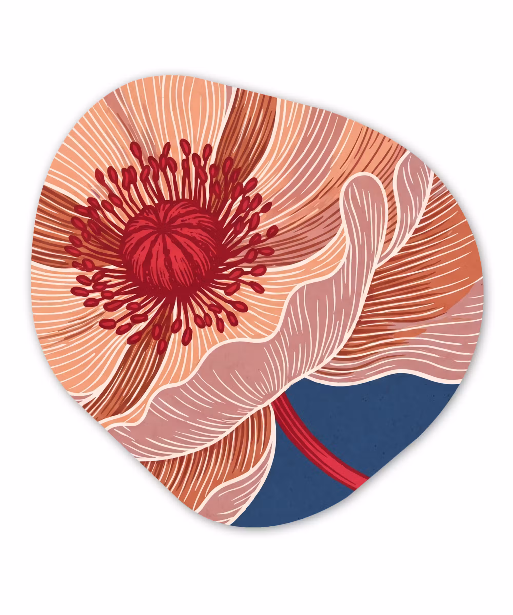 Organisch schilderij - Forex - Bloemen - Modern - Abstract