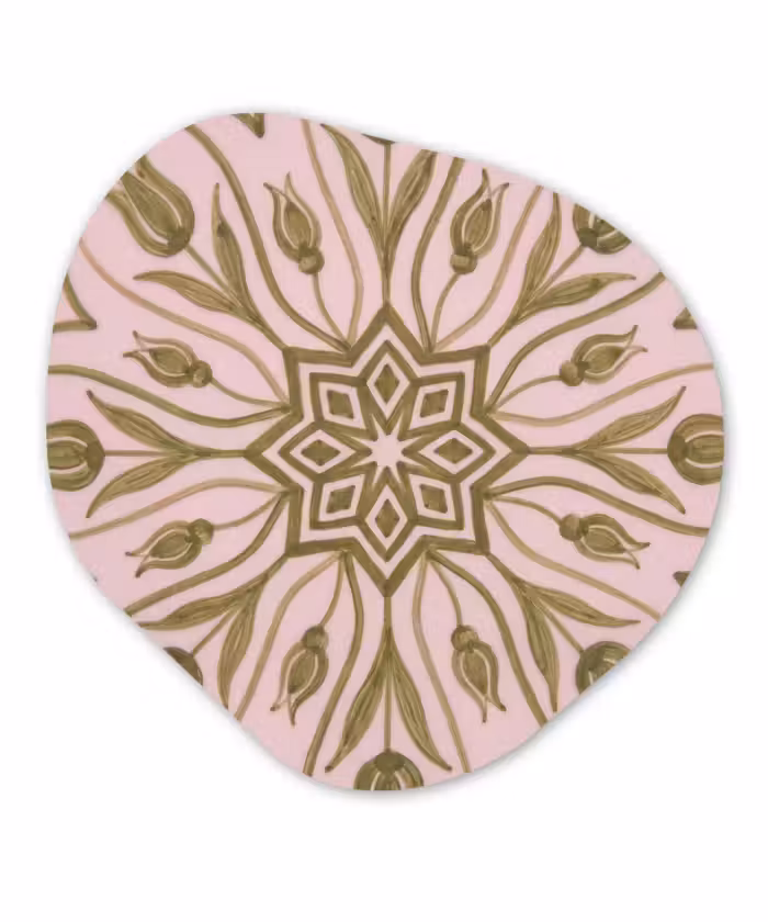 Organisch schilderij - Forex - Patroon - Mandala - Decoratie - Abstract - Groen