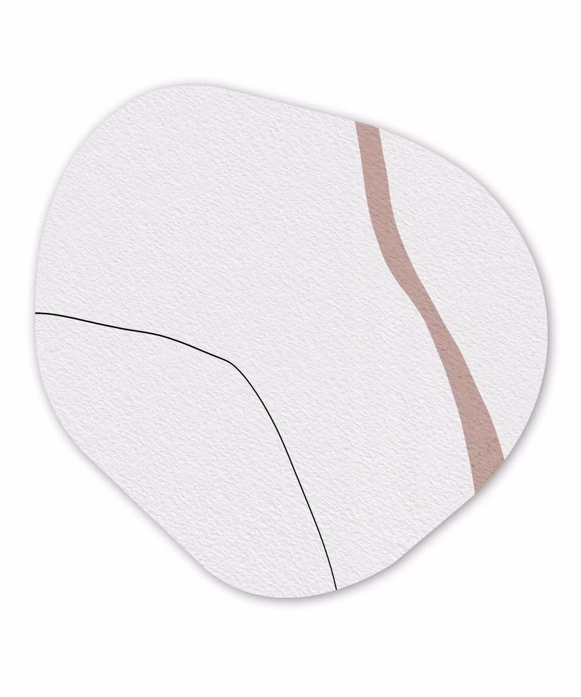 Organische Formen – Aluminium – Lijn - Pastel - Design