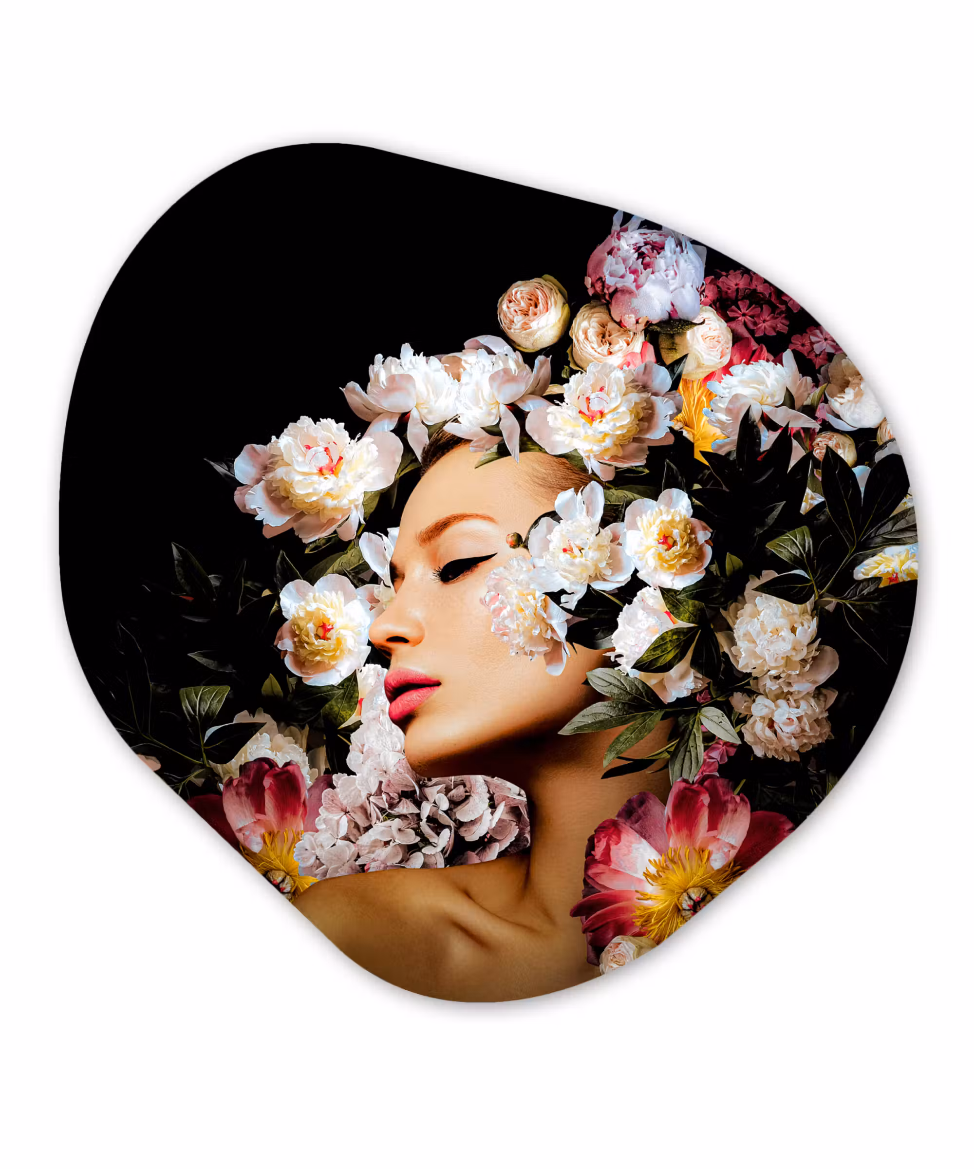 Organische Formen – Aluminium – Vrouwen - Bloemen - Rozen - Portret