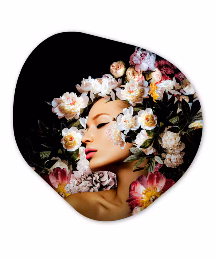Organische Formen – Aluminium – Vrouwen - Bloemen - Rozen - Portret