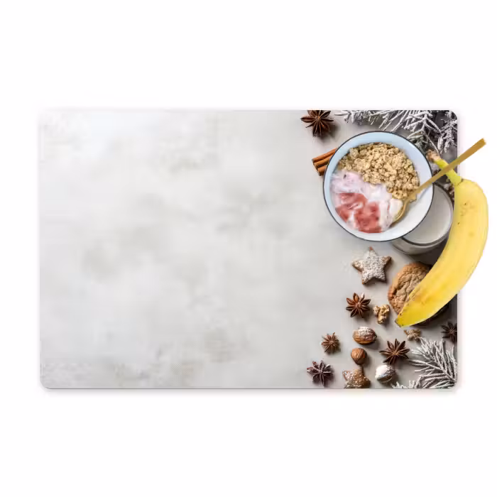 Placemat - 6 stuks - Bakken - Kaneel - Licht - Winter