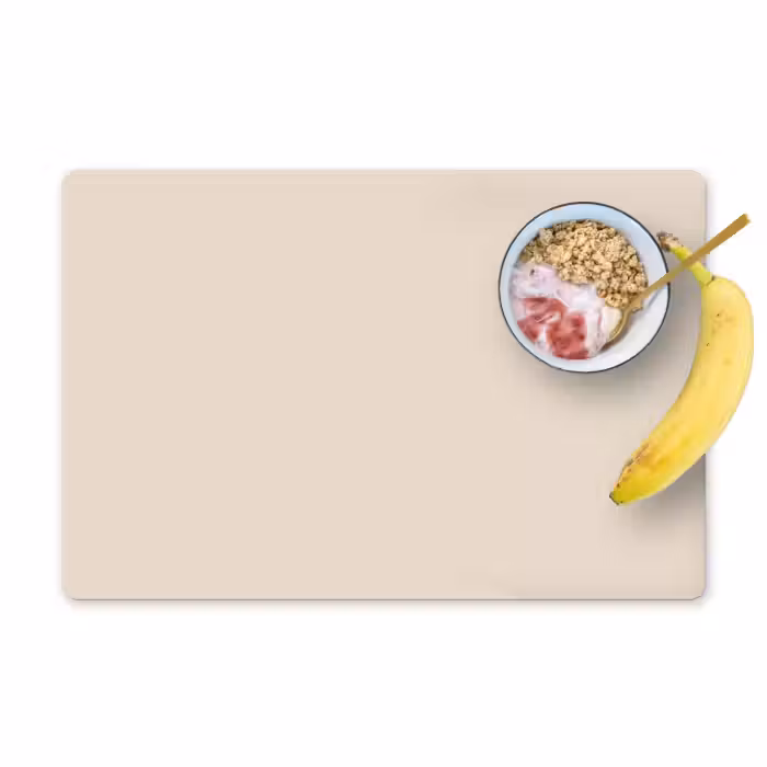 Placemat - 6 stuks - Beige - Effen kleur