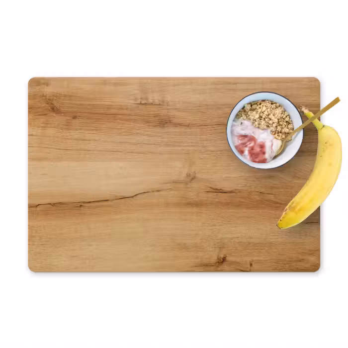Placemat - 6 stuks - Houtlook - Bruin - Hout