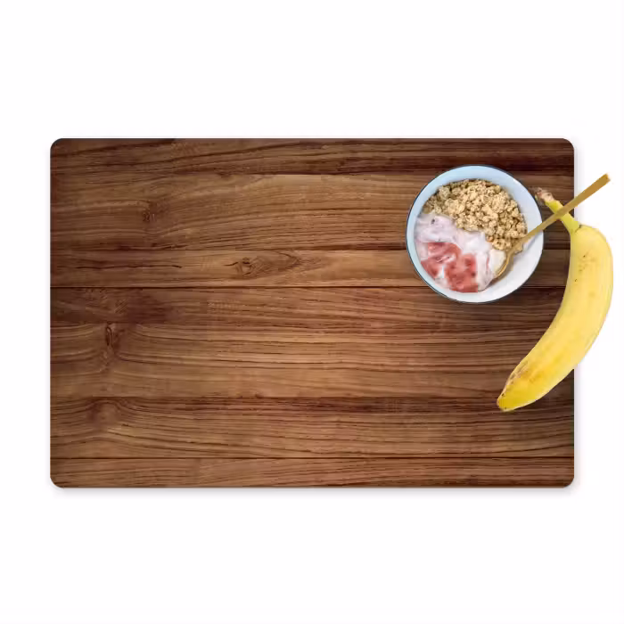 Placemat - 6 stuks - Houtlook - Bruin