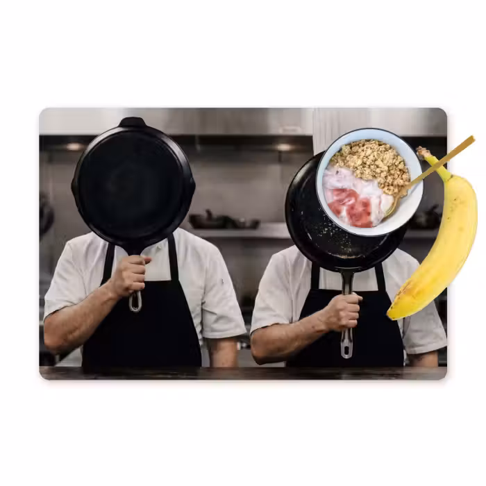 Placemat - 6 stuks - Koks - Koekenpannen - Keuken