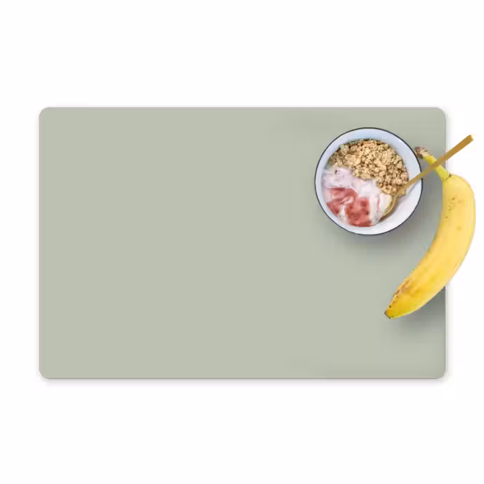 Placemat - 6 stuks - Mintgroen - Effen kleur