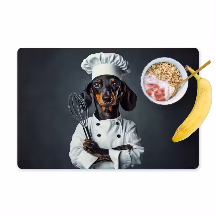 Placemat - 6 stuks - Hond - Garde - Kok