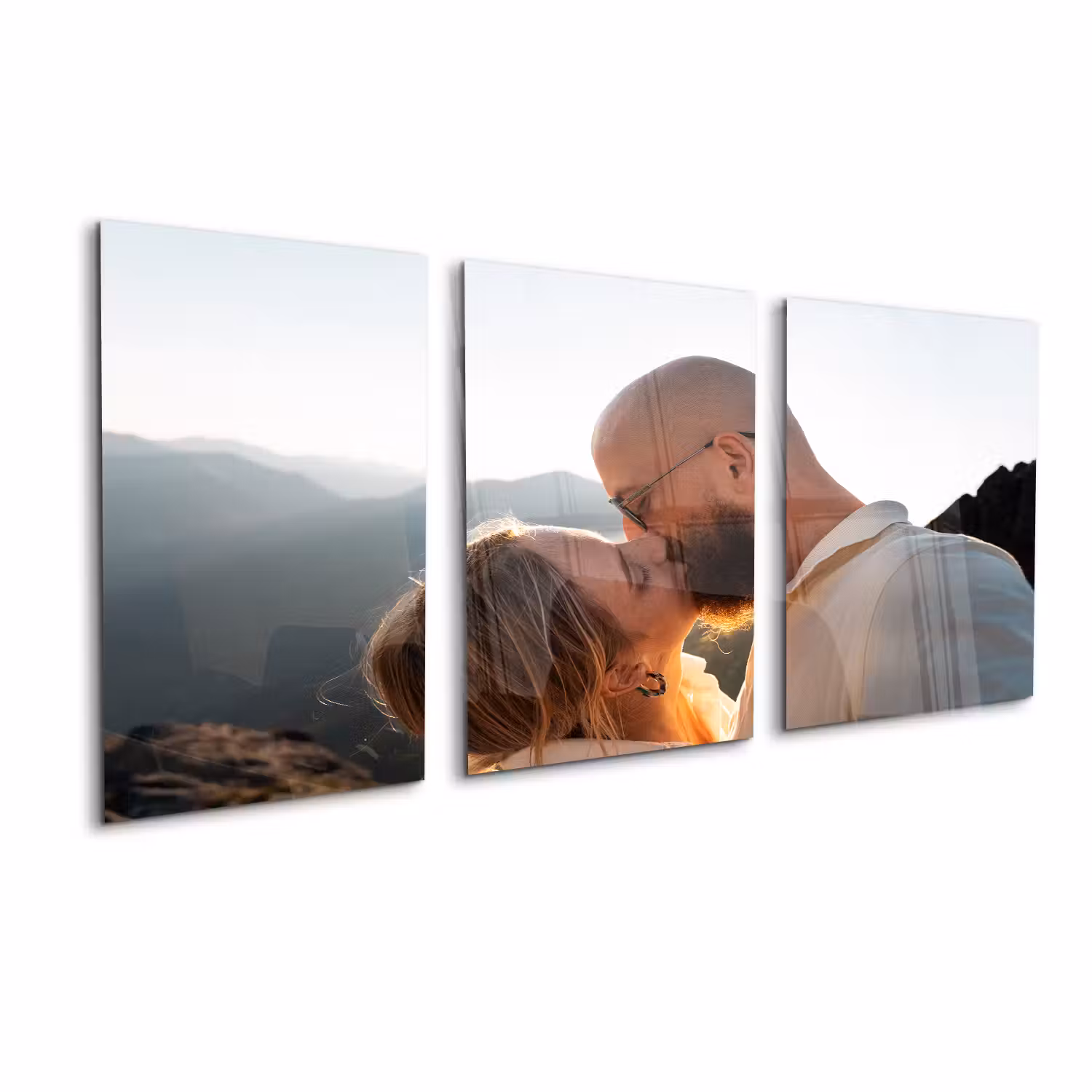 Plexiglas drieluik - 90x40 cm