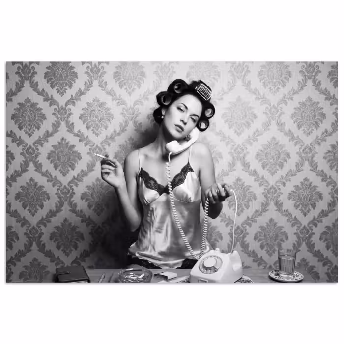 Poster - Chic - Vrouw - Zwart - Wit