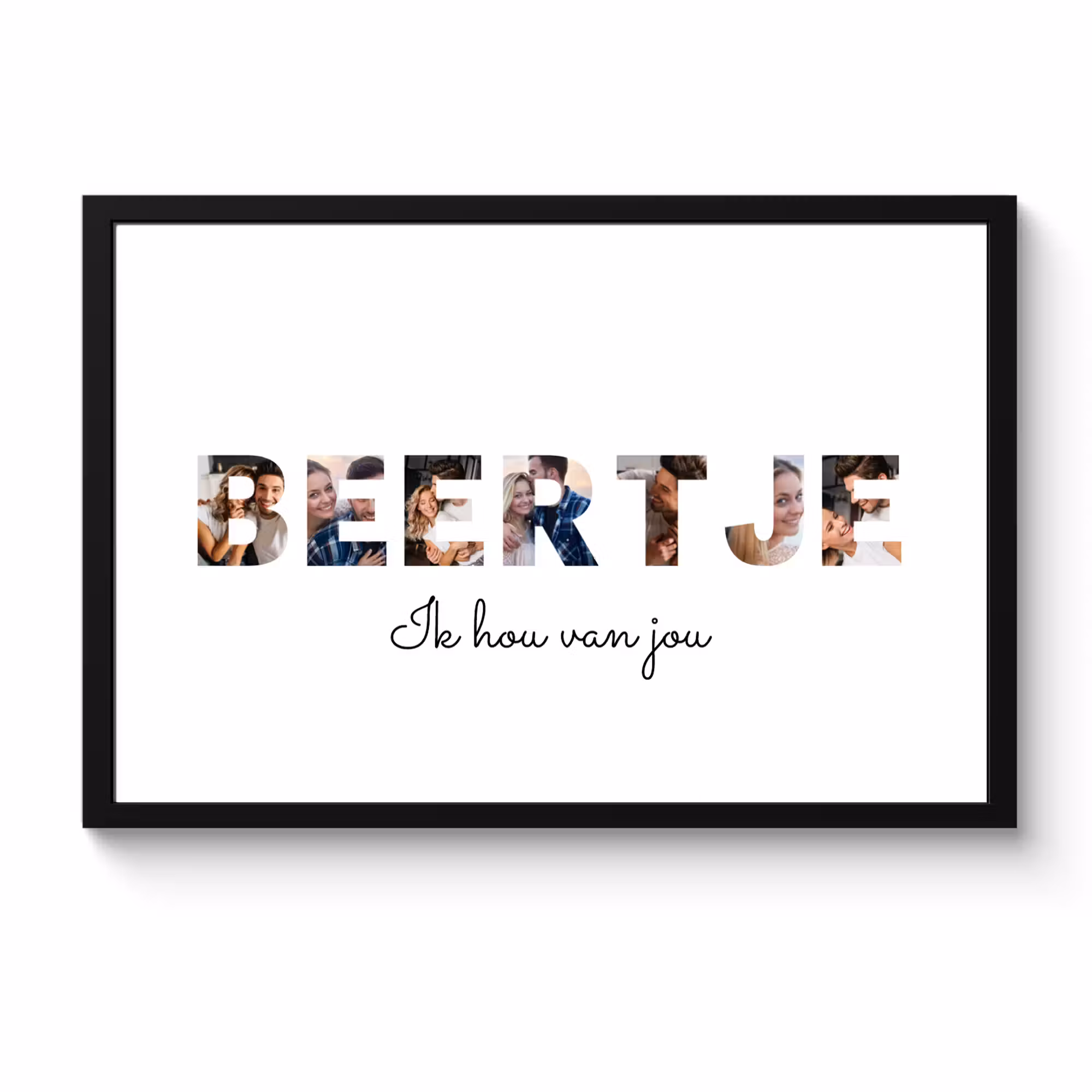 Foto in lijst - Beertje