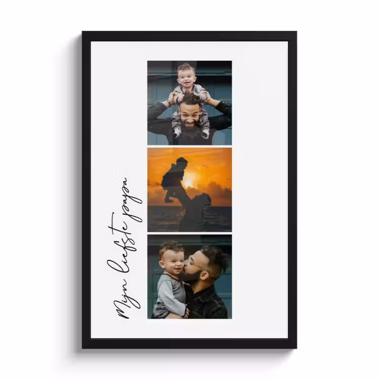 Foto in lijst - Collage verticaal