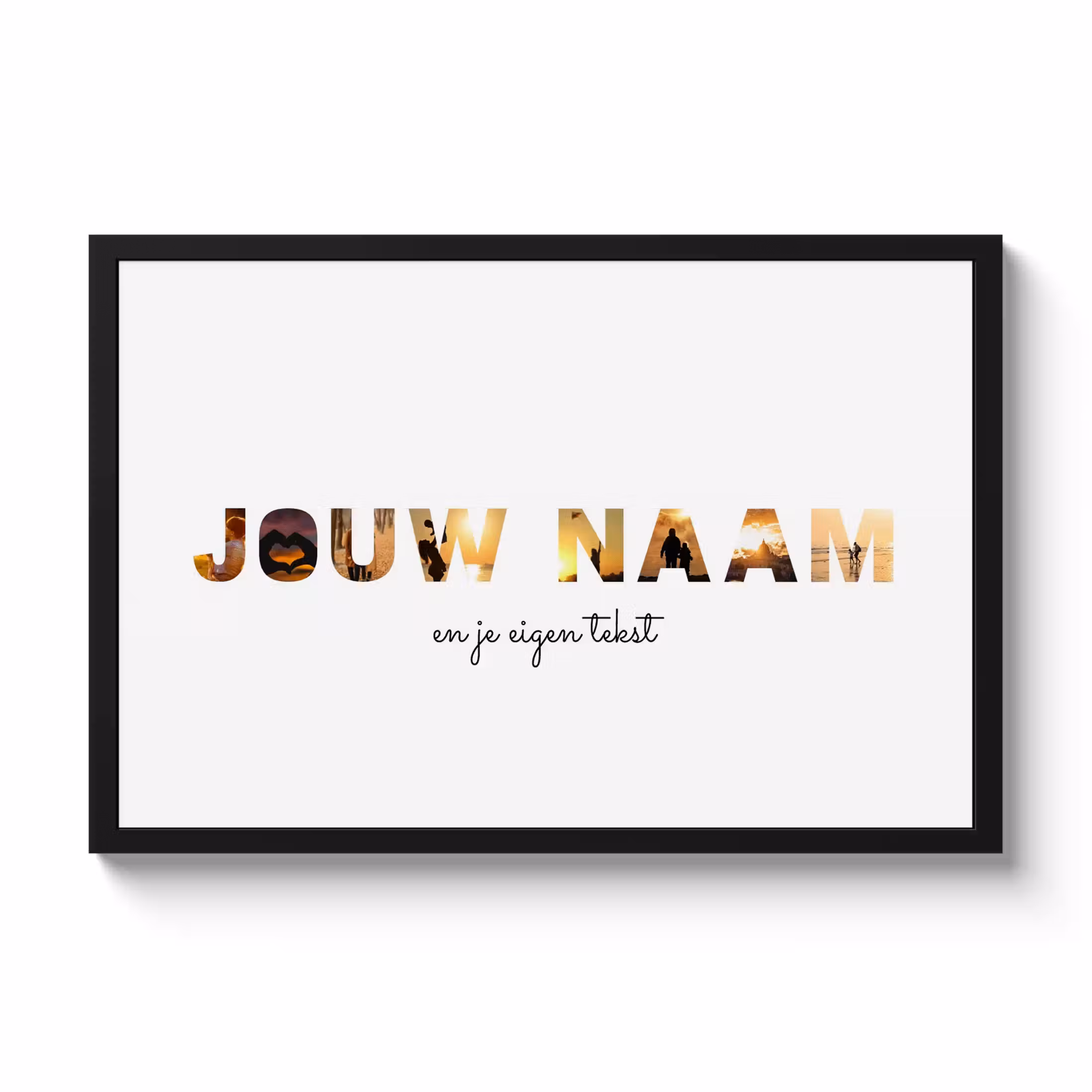 Foto in lijst - Eigen naam