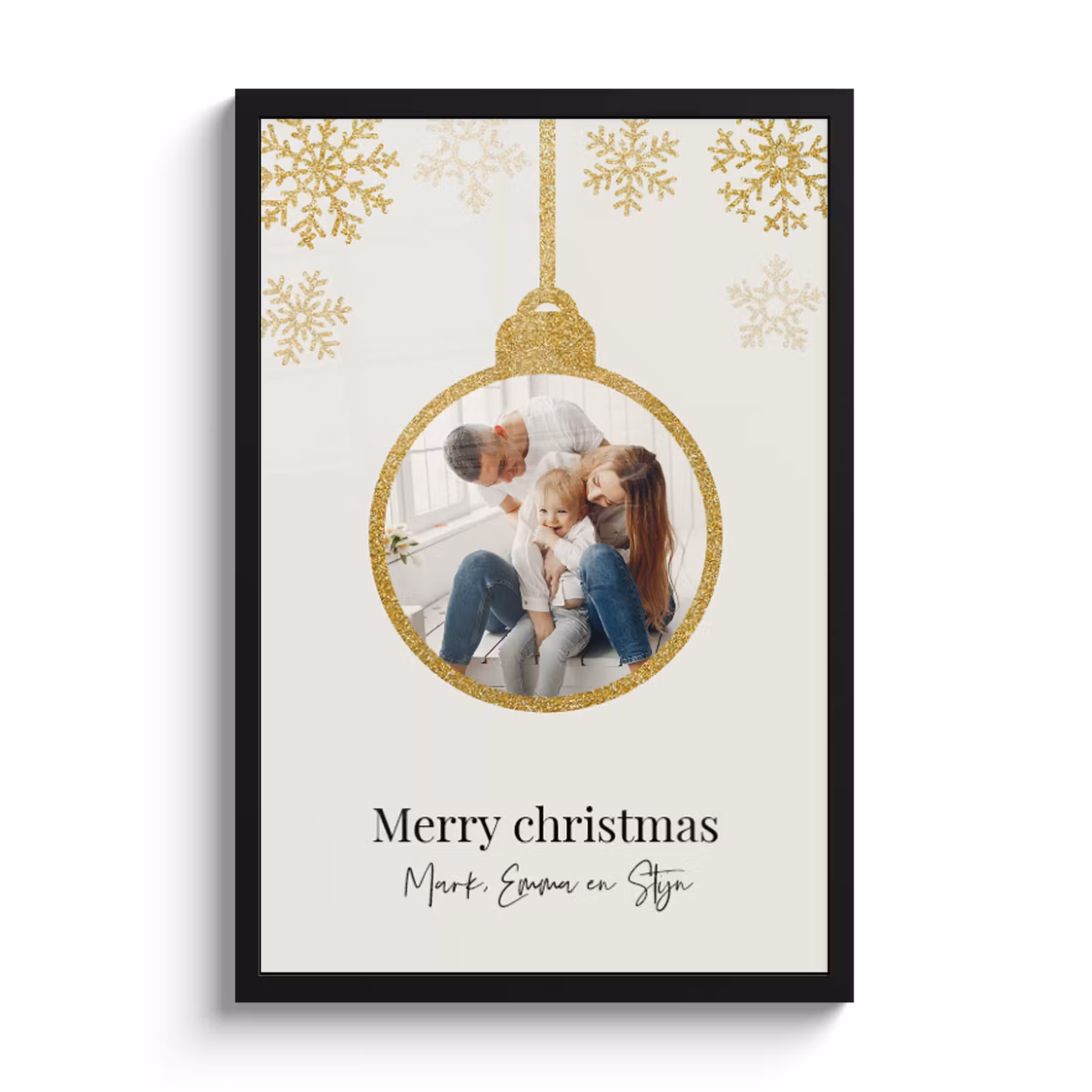 Foto in lijst – Kerstbal