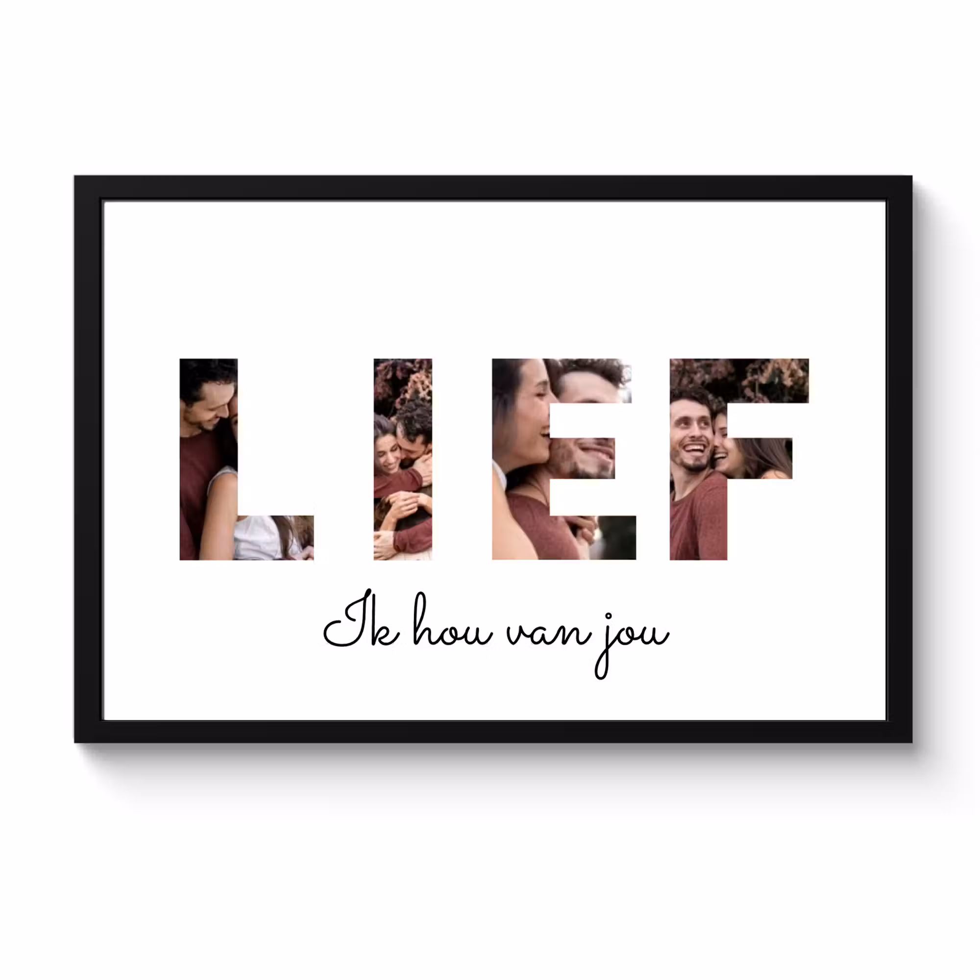 Foto in lijst - Lief