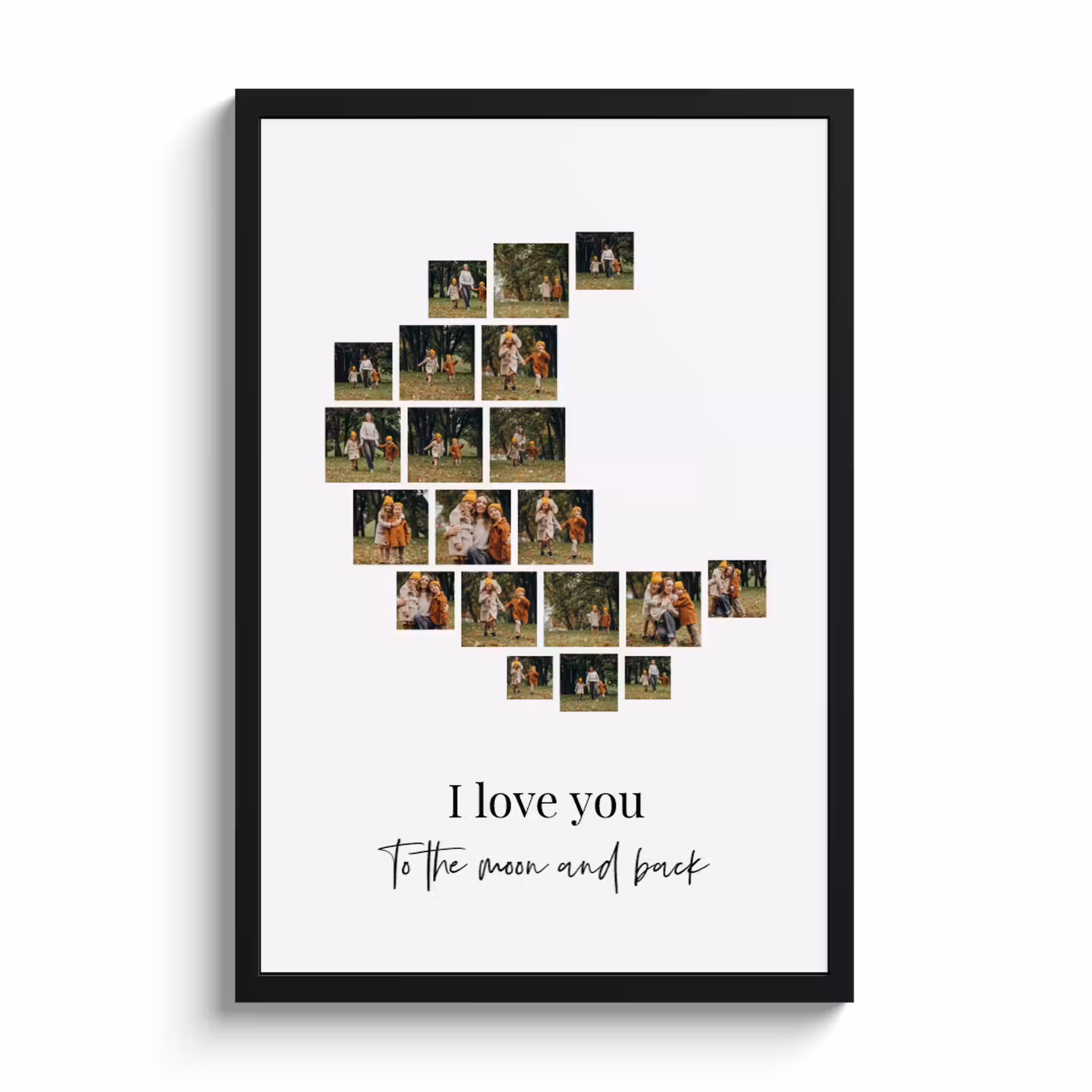 Foto in lijst – Maan collage