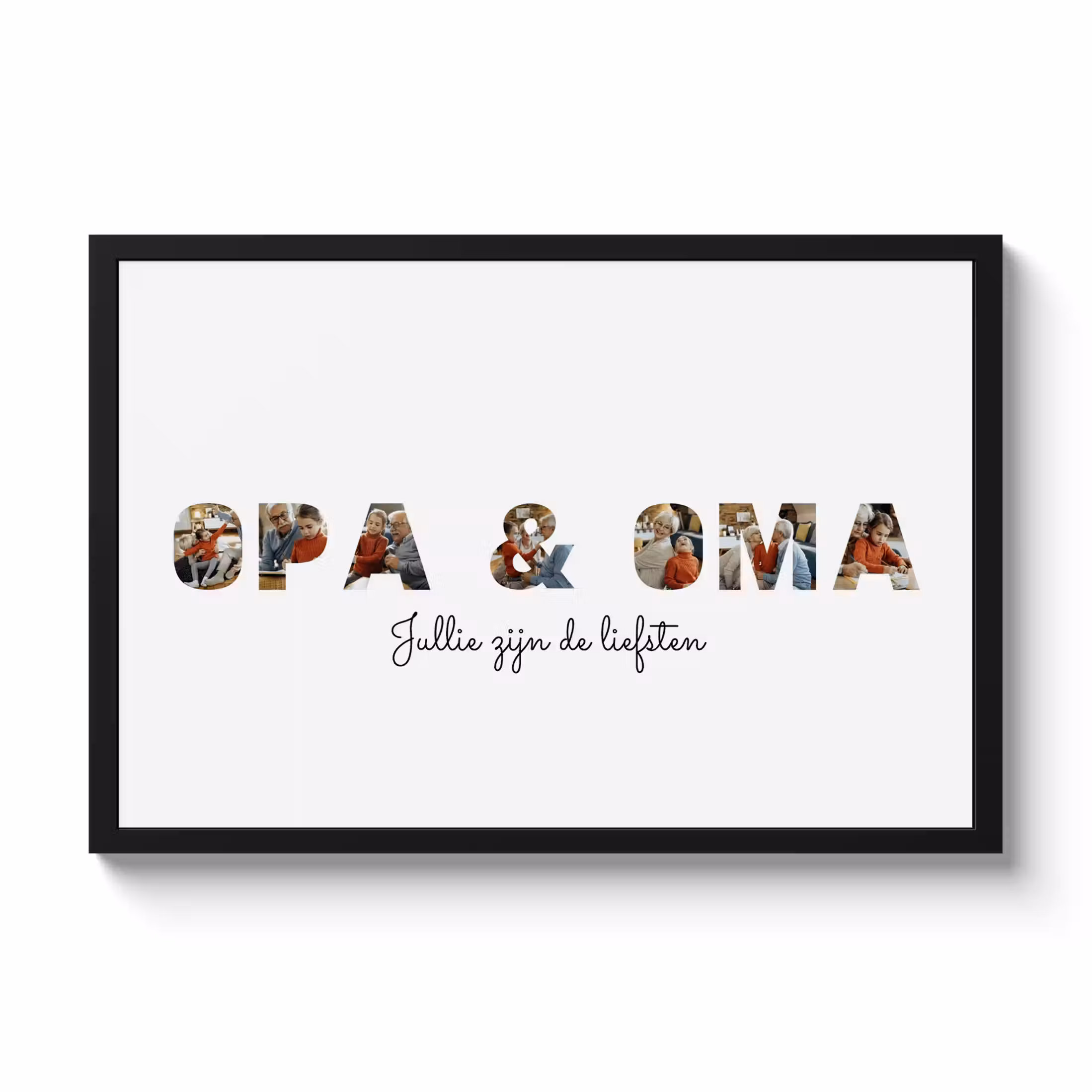 Foto in lijst - Opa & Oma