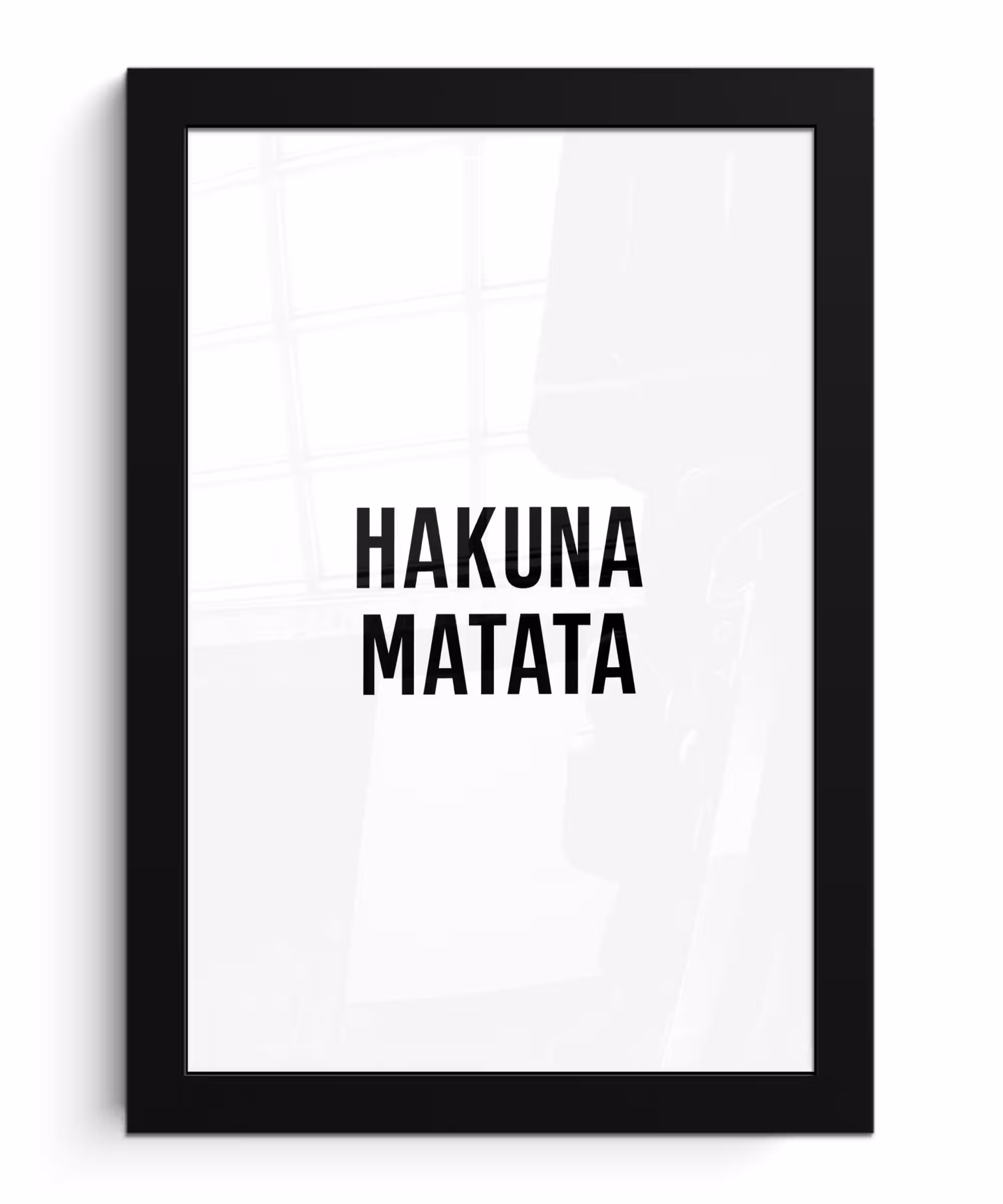 Poster met lijst - Quotes - Hakuna matata - Kinderen - Baby - Tekst