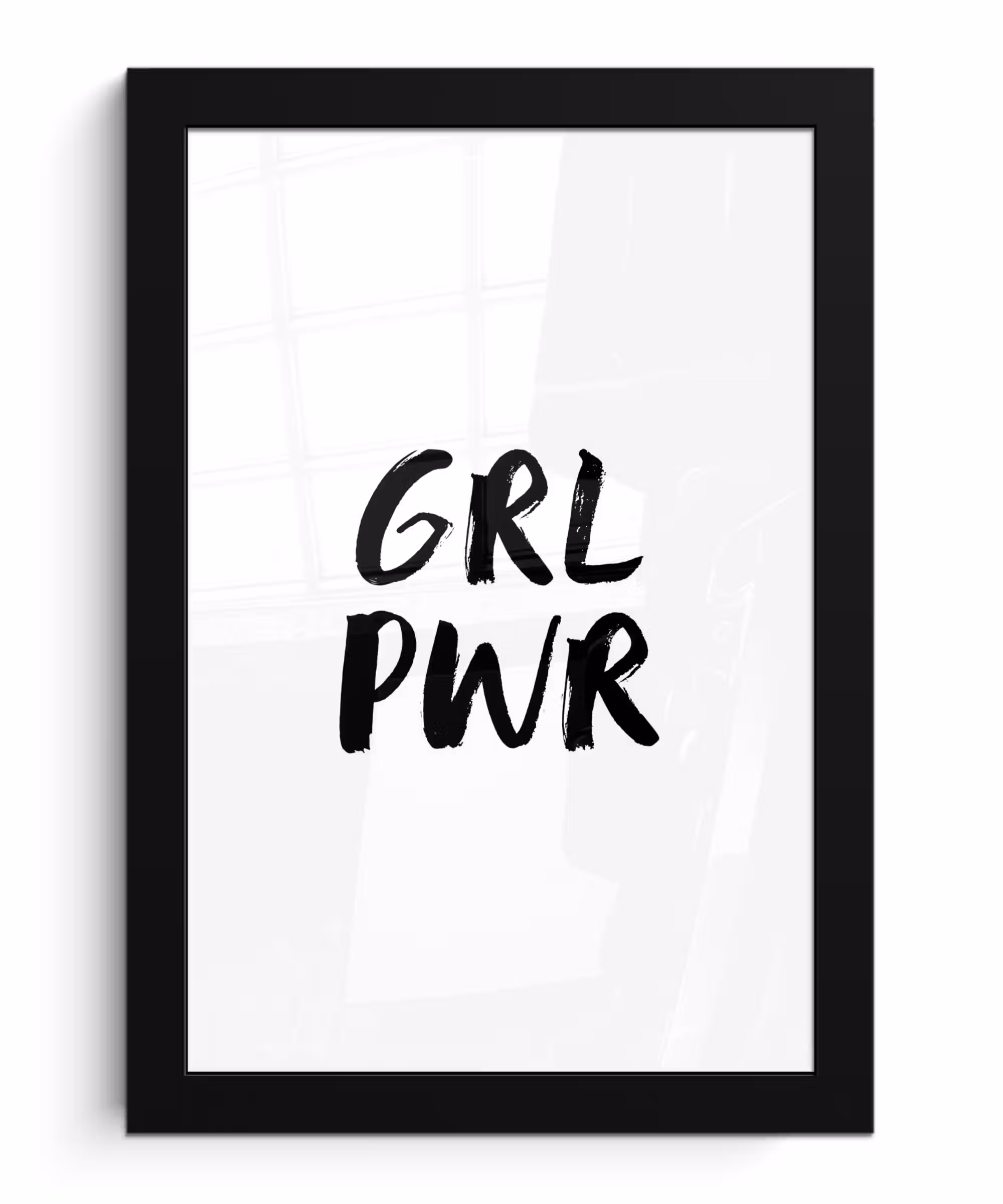 Poster met lijst - Spreuken - Grl pwr - Meisjes - Quotes - Kinderen