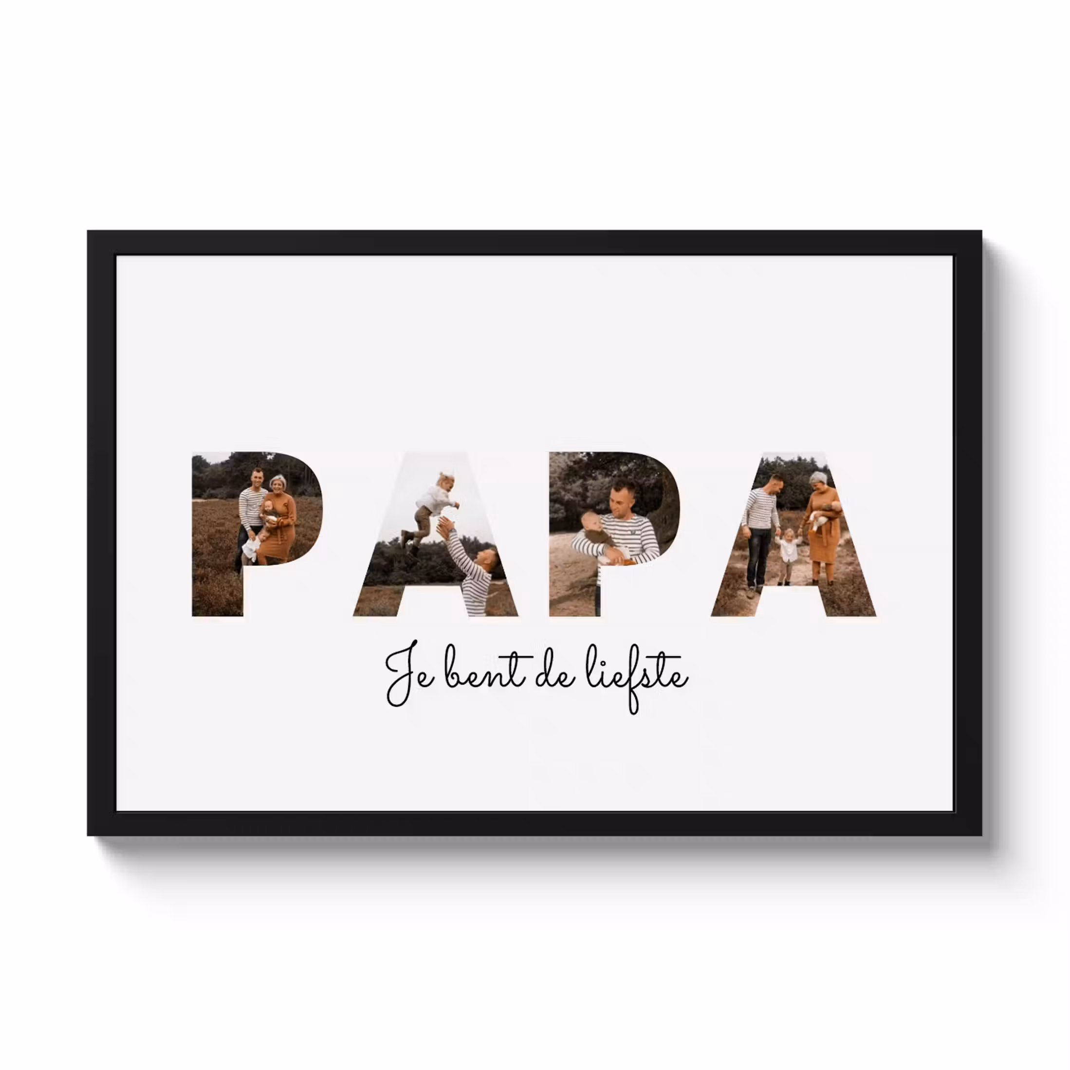 Foto in lijst - Papa