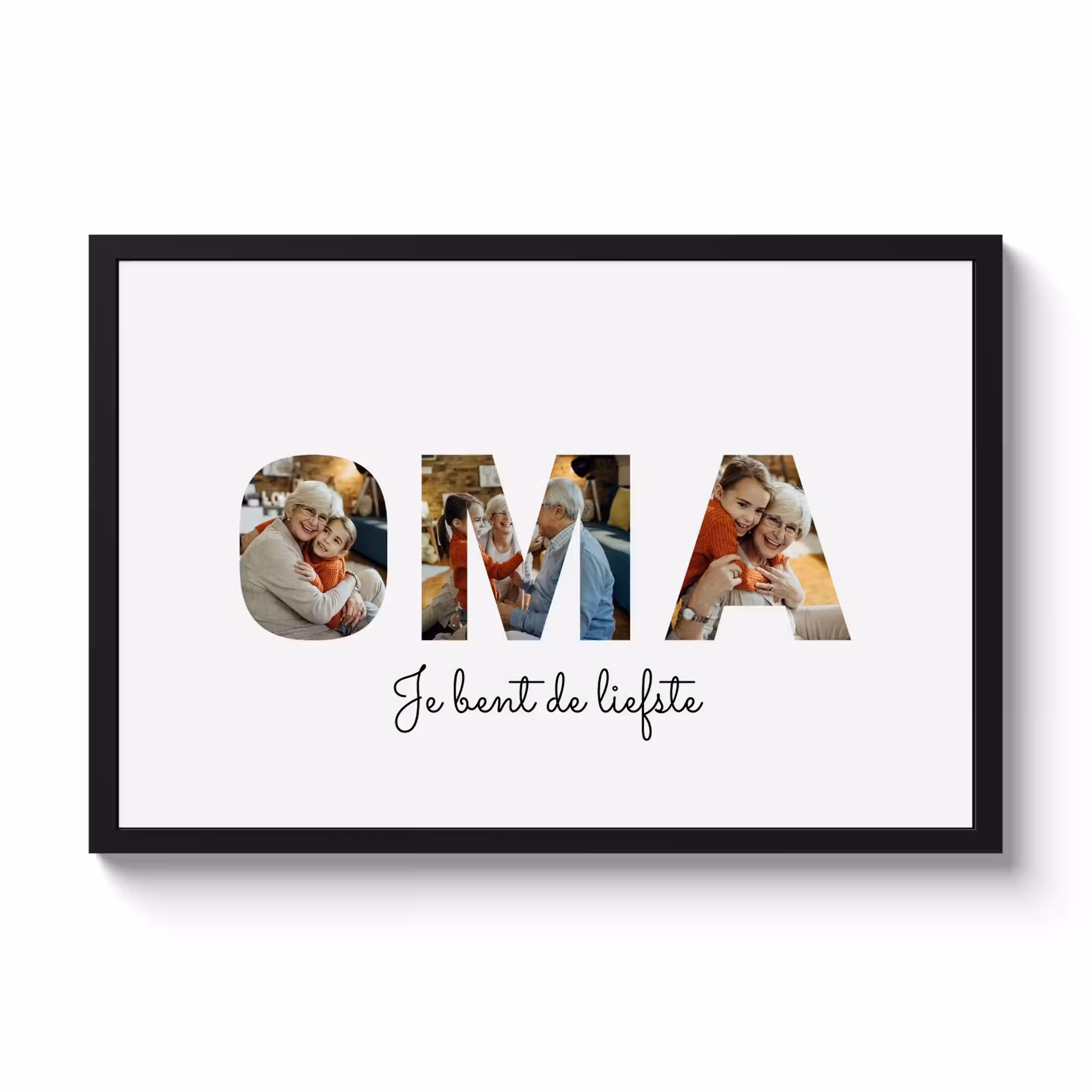 Foto in lijst - Oma