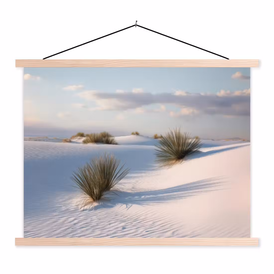 Schoolplaat - Duinen - Gras - Wolken - Beige