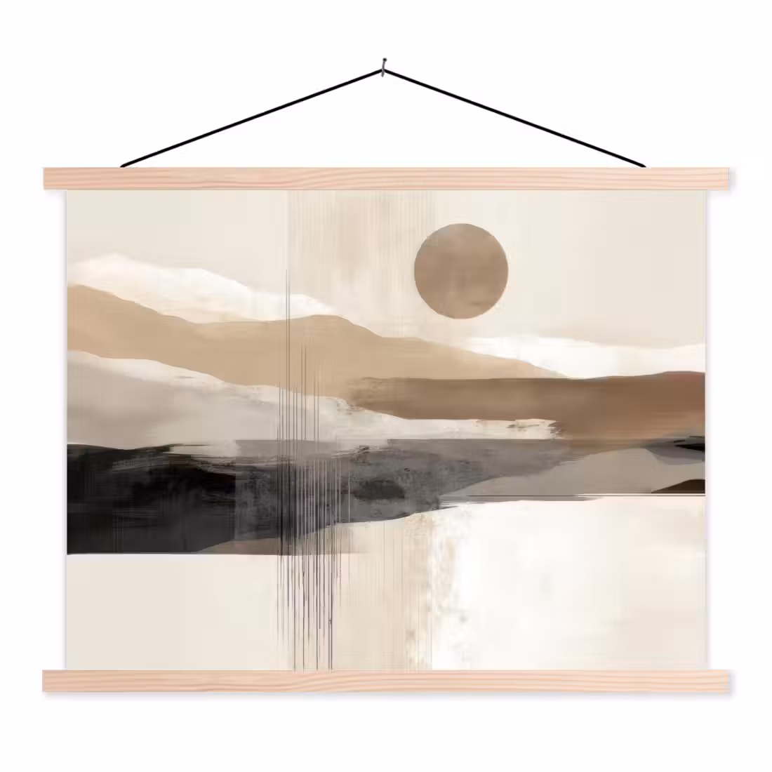 Schoolplaat - Minimalistisch - Landschap - Dimensie
