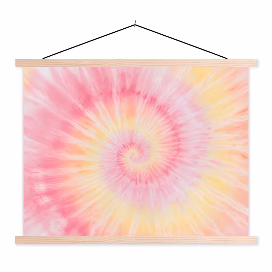 Schoolplaat - Patroon - Tie Dye - Pasteltinten - Roze