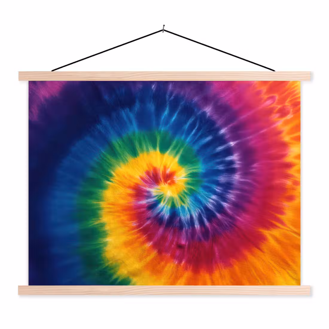 Schoolplaat - Regenboogkleuren - Spiraal - Kleurrijk