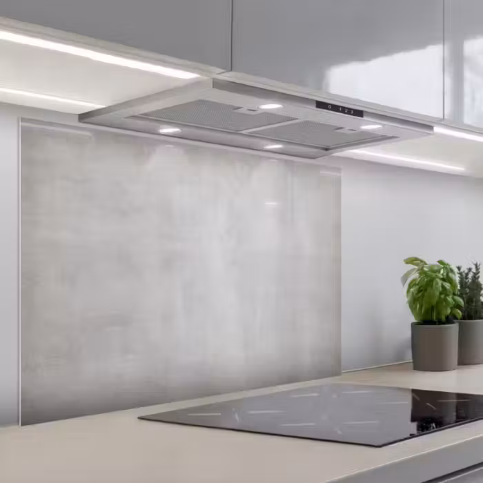 Spatscherm keuken - Beton - Grijs - Cement - Industrieel - Structuur