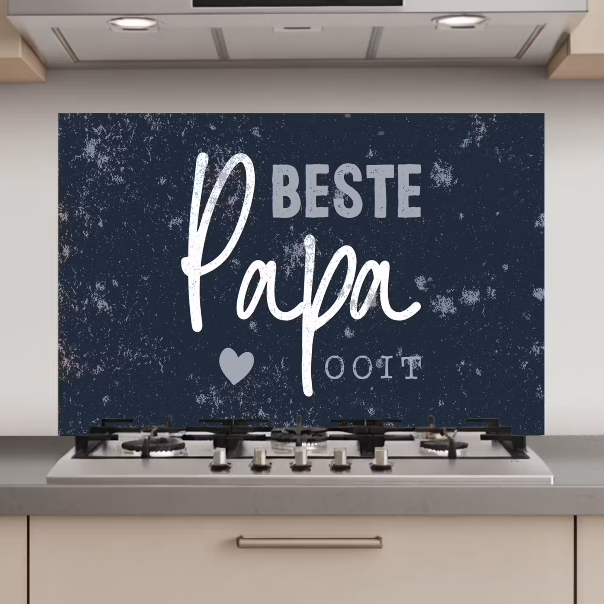 Spatscherm keuken - Cadeau voor man - Quote - Vaderdag - Beste papa ooit - Spreuken