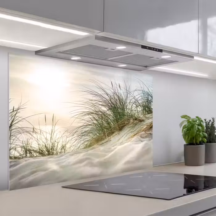 Spatscherm keuken - Duin - Waddeneilanden - Water