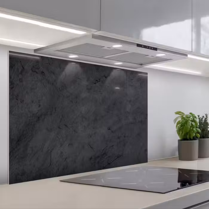 Spatscherm keuken - Grijs - Cement - Beton - Industrieel - Structuur