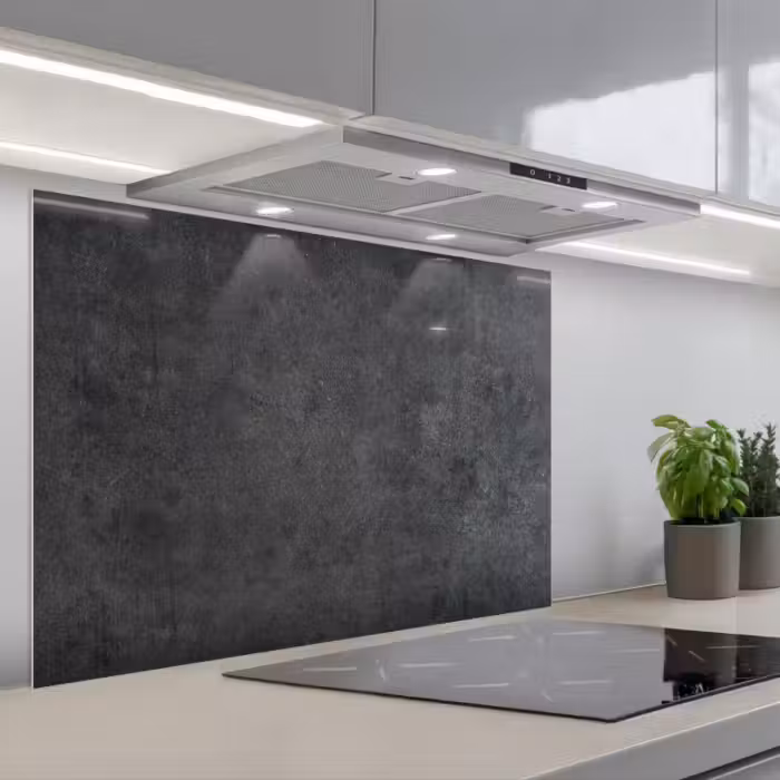 Spatscherm keuken - Industrieel - Leisteen - Grijs - Structuur - Beton