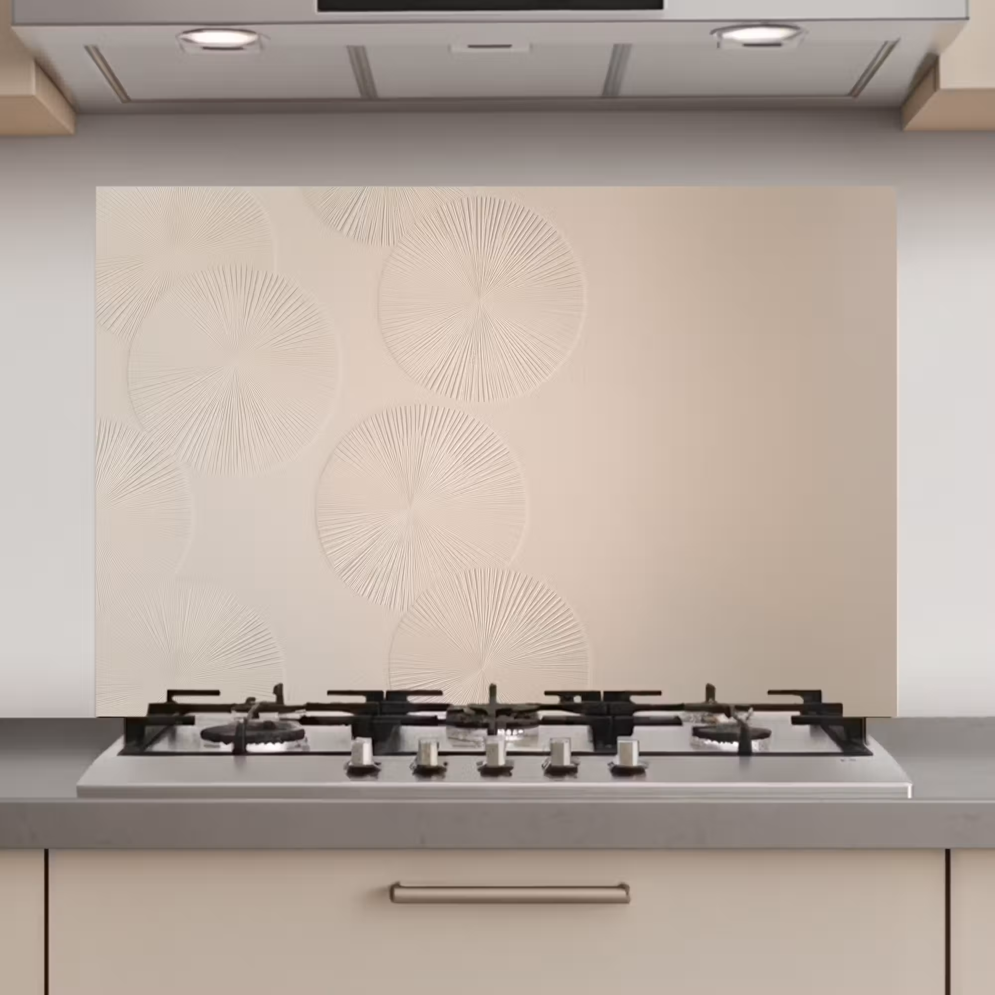 Spatscherm keuken - Japandi - Beige - Modern