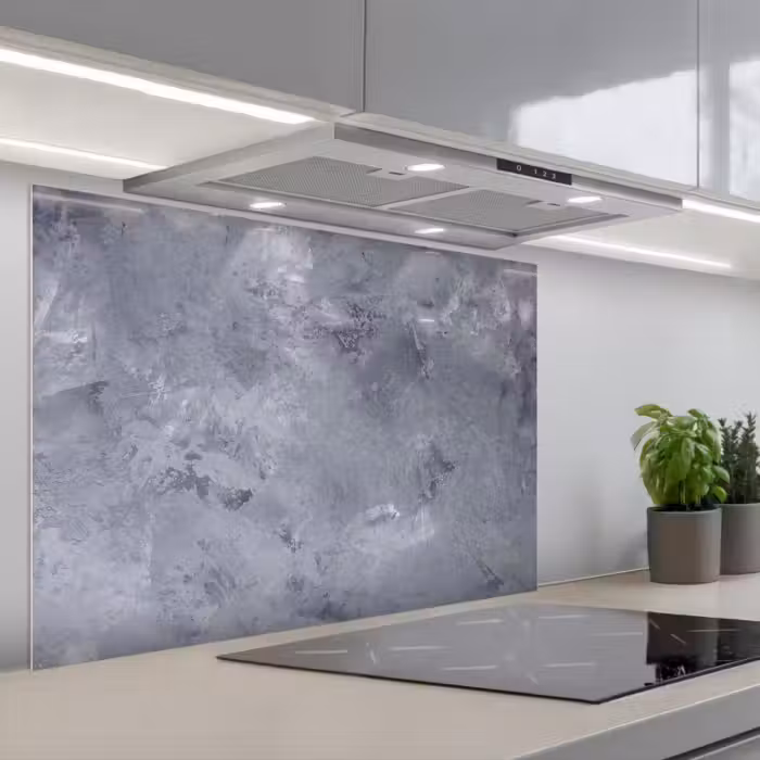 Spatscherm keuken - Leisteen - Beton - Retro - Structuren - Grijs - Rustiek