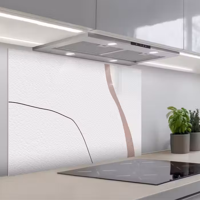 Spatscherm keuken - Lijn - Pastel - Design
