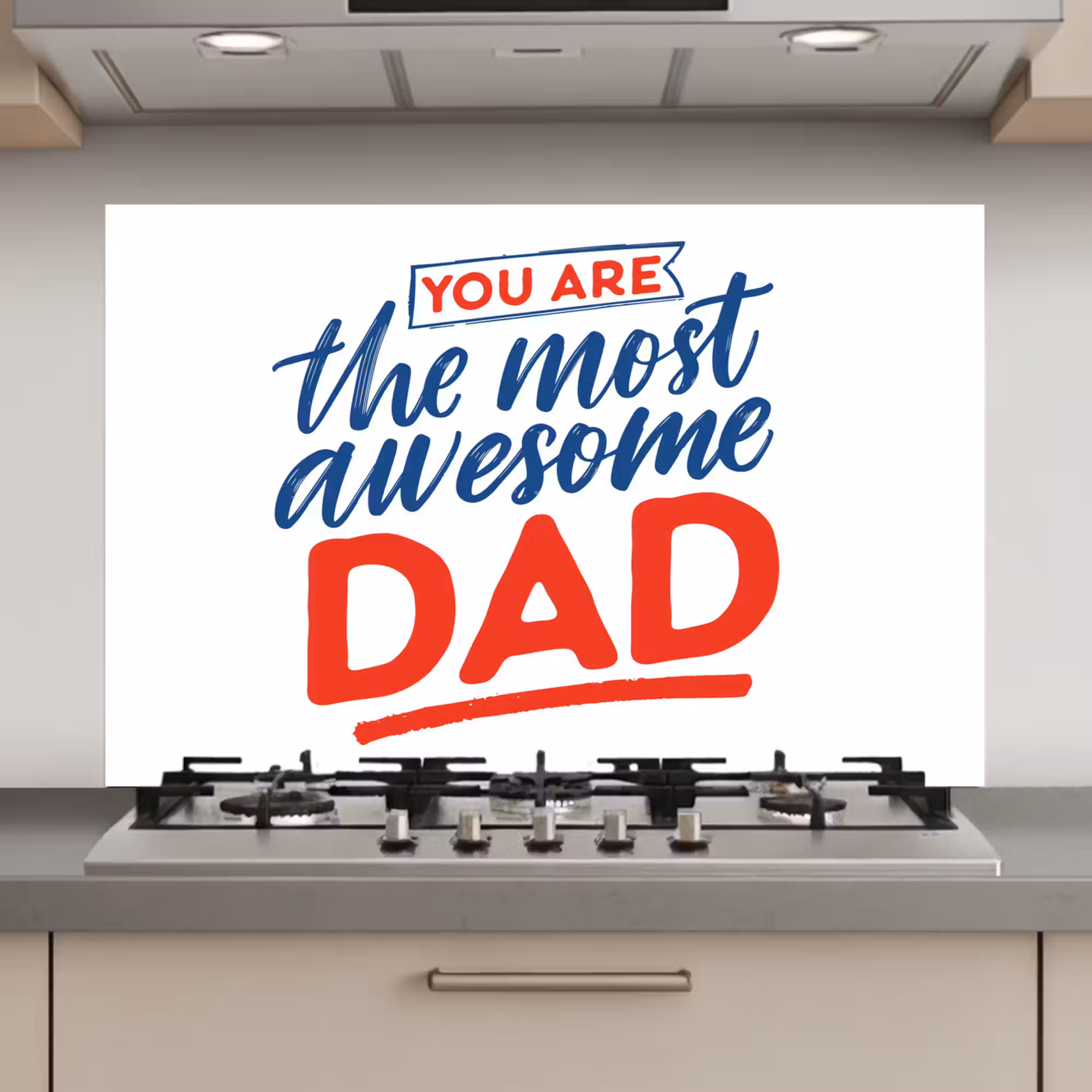 Spatscherm keuken - Papa - Vaderdag - Spreuken
