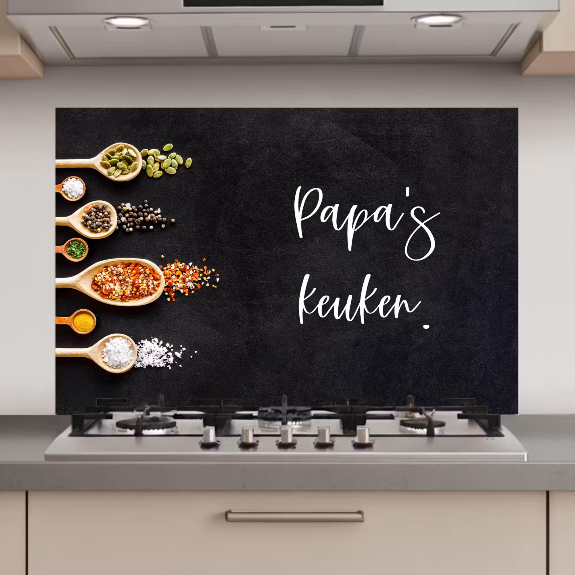 Spatscherm keuken - Quotes - Spreuken - Keuken - Papa's keuken - Papa