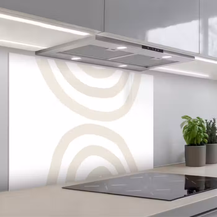 Spatscherm keuken - Regenboog - Pastel - Design - Abstract